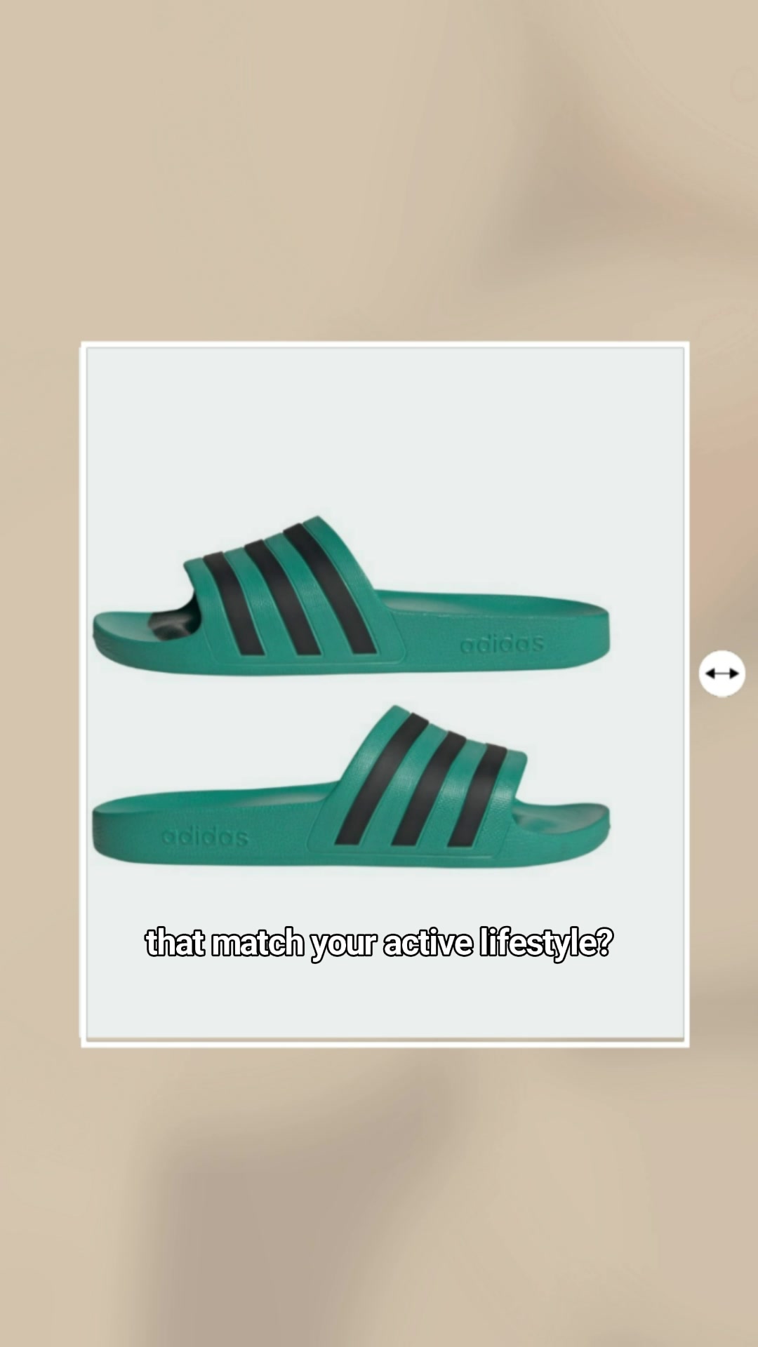 adidas Lifestyle Adilette Aqua Slides Unisex Green JS1126 #MasMuraSaShopee
