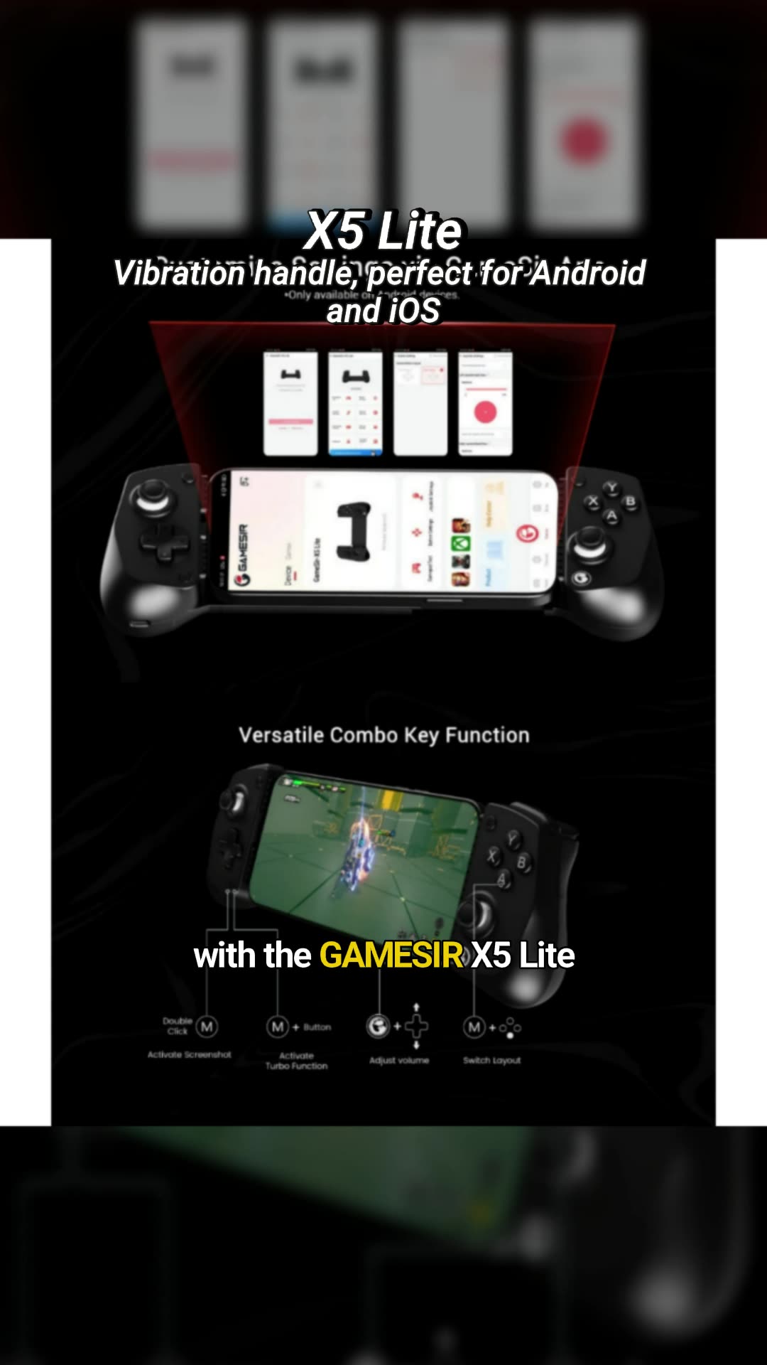 GAMESIR X5 Lite Mobile Game Controller #gamesirx5lite #.gamesir #controller #mobilegamecontroller #gaming #fyp #FreeCoinsInShopeeVideo