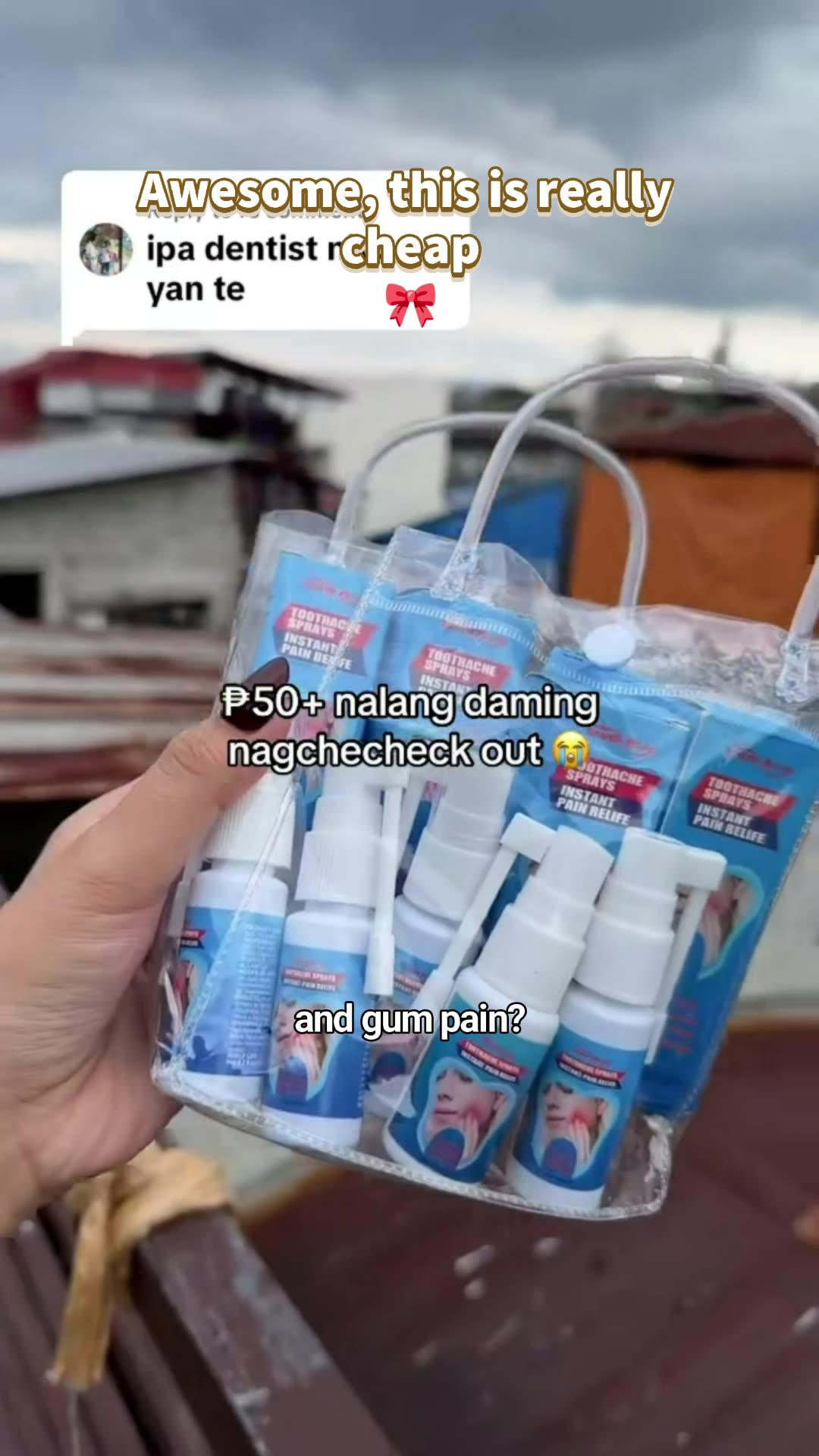 #toothache #relief #spray #oralcare #gumpain #inflammation #emergencykit #musthave #dentist #medical #affordable #effective #triedandtested #fyp
