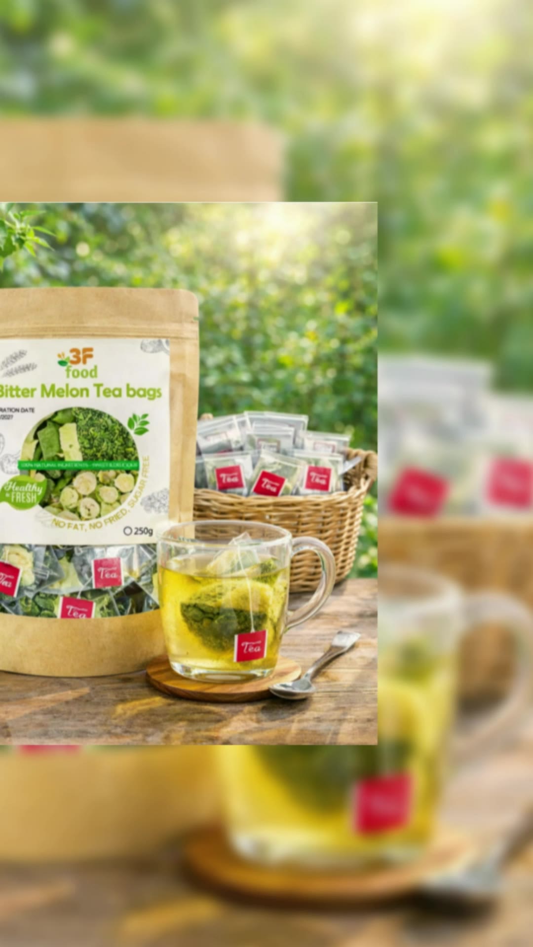 Bitter Melon Tea Bags Diabates Tea #bittermelontea #diabetes #teabags #herbaltea #fyp #MasMuraSaShopee #shopeefinds #FreeCoinsInShopeeVideo