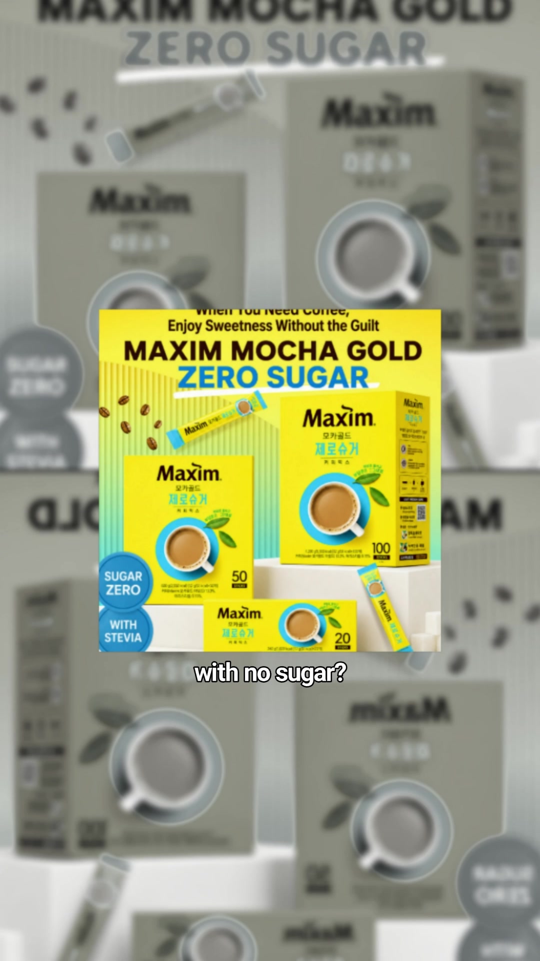 Maxim Iced Sweet Black Coffee Mix - No Creamer #maxim #blackcoffee #sweets #iced