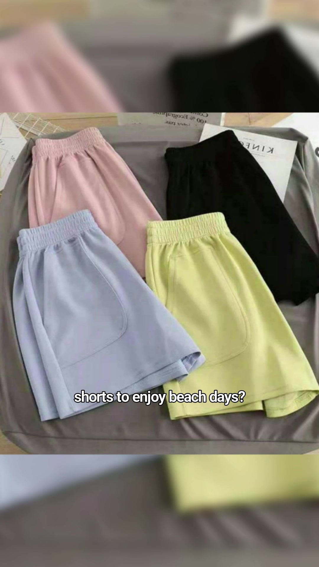 #gustava #women #clothing #candycolor #summer #highwaist #beach #casual #shortpants
