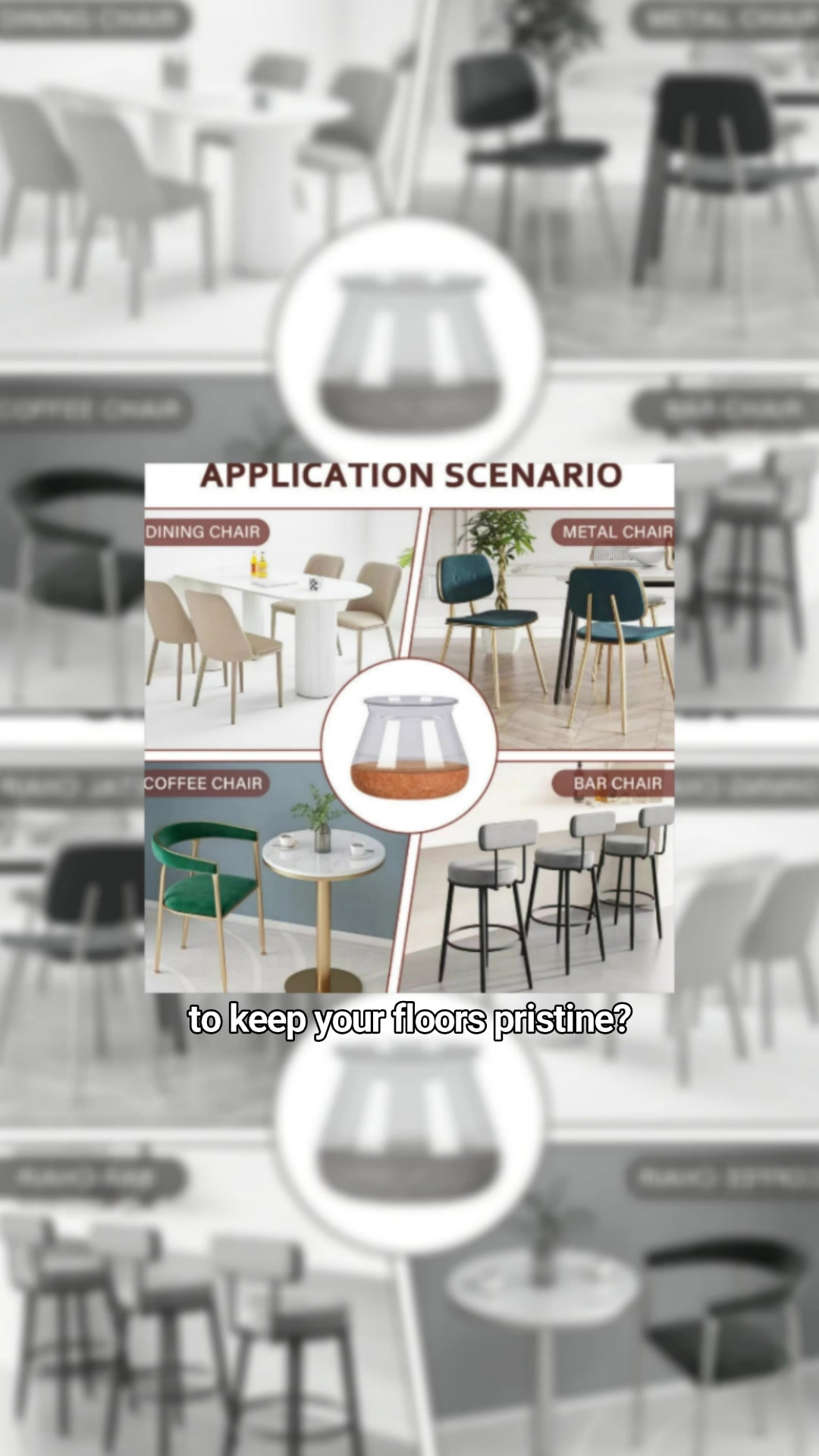 Clear Chair Leg Floor Protectors,16 Pack Chair Leg Protectors for Hardwood Floors Felt Silicone Caps Strengthen Bottom Protection Non Slip Reduce Noise
