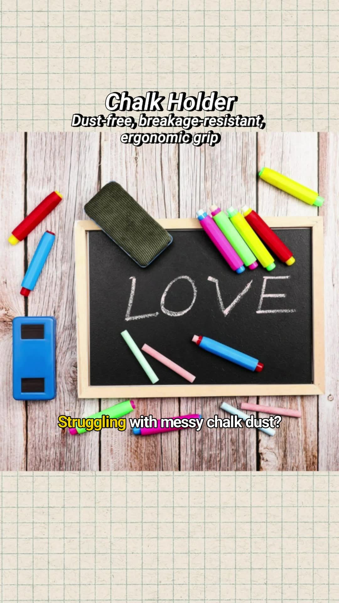 Chalk Clip 📚 #MasMuraSaShopee #chalk #clip #fyp #FreeCoinsInShopeeVideo